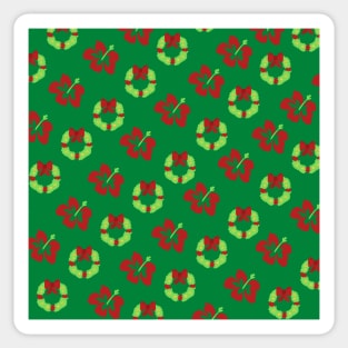 hawaii christmas aloha print mele kalikimaka pattern Sticker